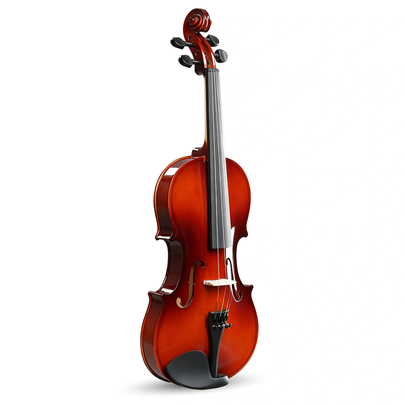 4/4 Full Size Violin for Beginners, Laminated Spruce Maple Wood, Red Varnish Finish, Complete Violin Set with Hard Case, Bow & Rosin view 13
