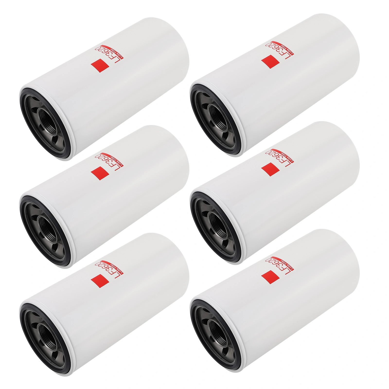 6-Pack Oil Filter 51971 LF3620 for Freightliner Classic XL Detroit Diesel 60 view 2