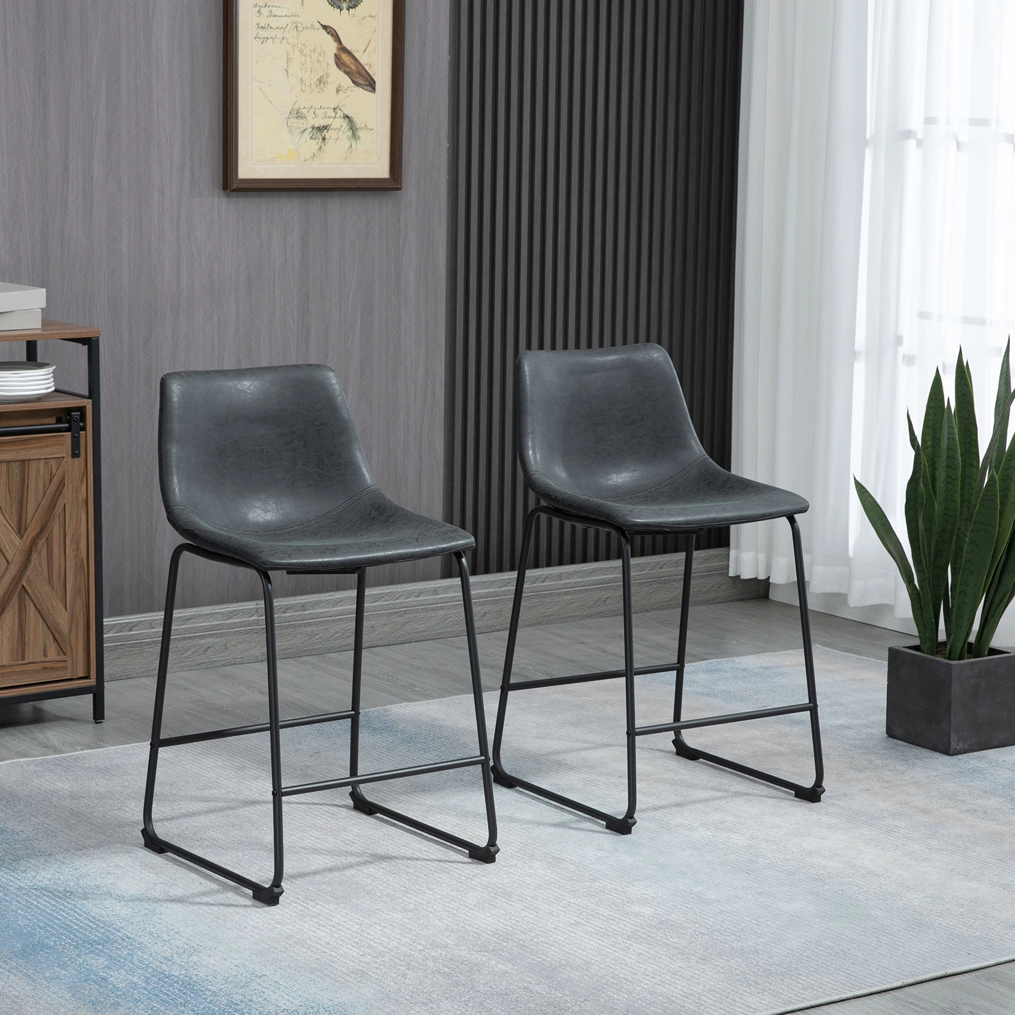 Massage Office Chair Ergonomic Executive Swivel Chair with Lumbar Support, Adjustable Padding Computer Desk Chair