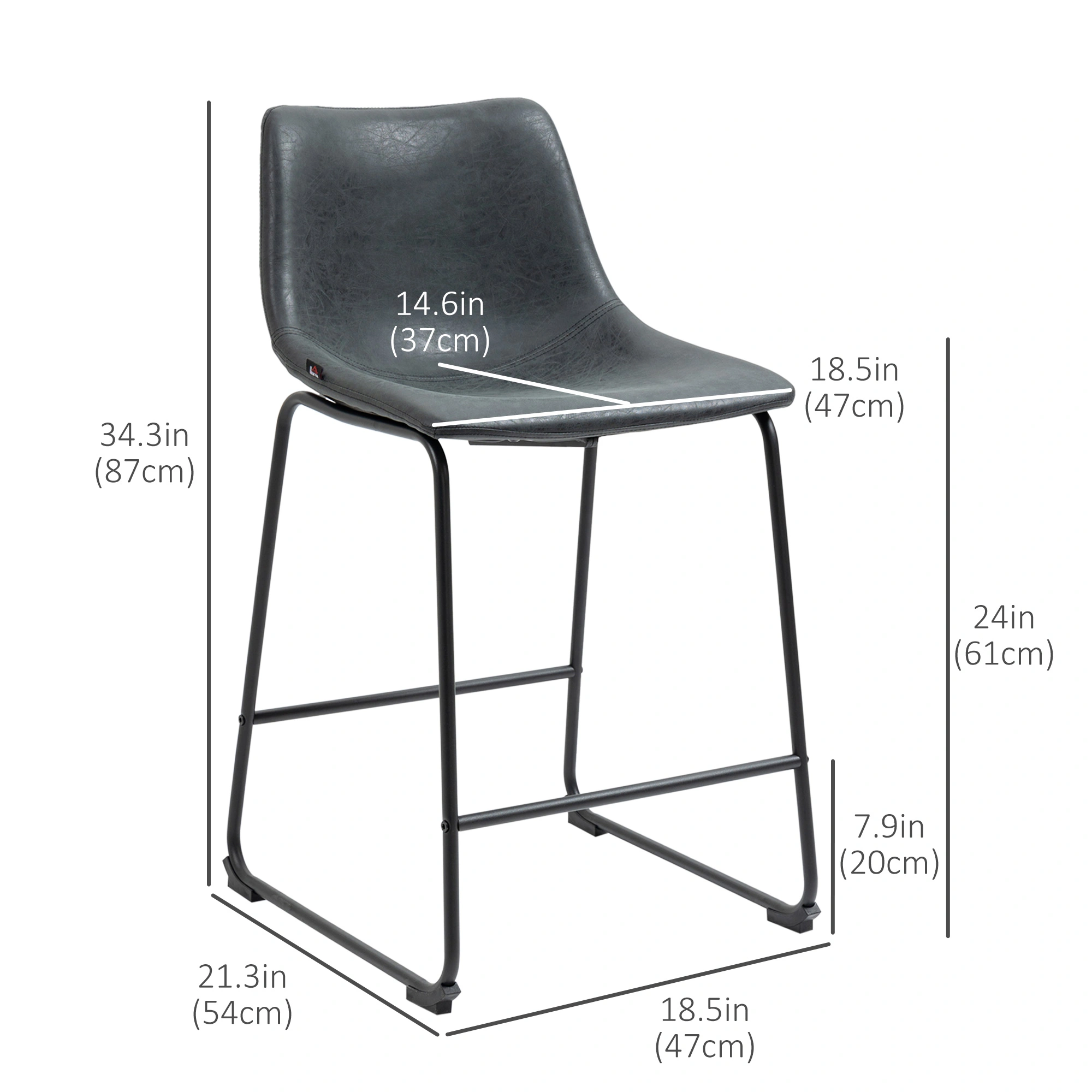 Massage Office Chair Ergonomic Executive Swivel Chair with Lumbar Support, Adjustable Padding Computer Desk Chair view 3