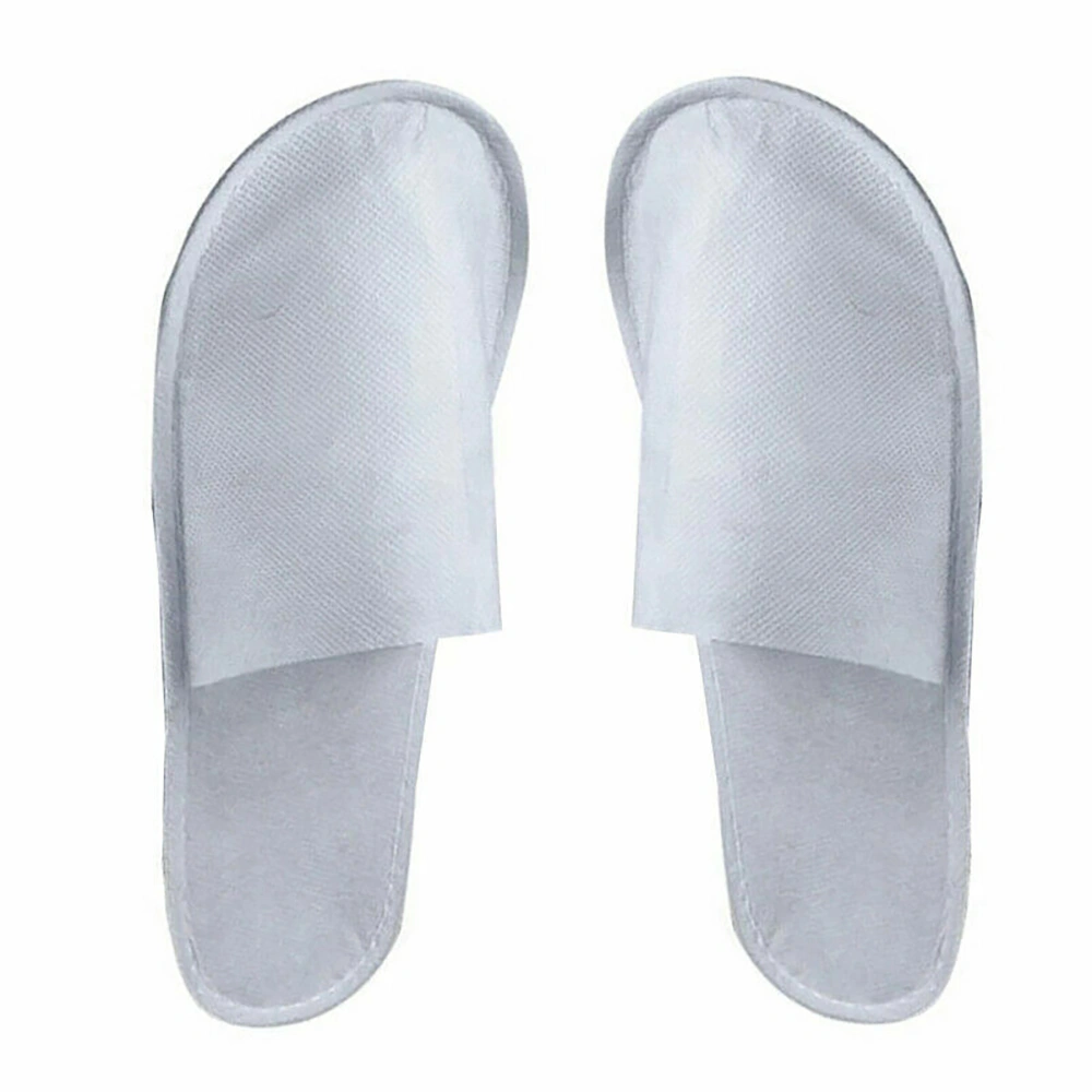 20 Pairs Disposable Terry Towel Slippers Closed Toe Bulk Pack for Spa Hotel Guests Party Favors 127 characters view 5