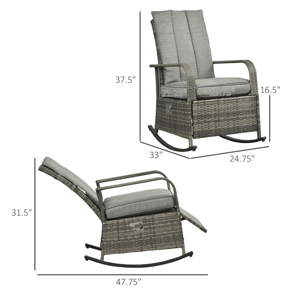 Garden chair / Rocking Chair ( Amazon Shipping)(Prohibited by WalMart) view 3