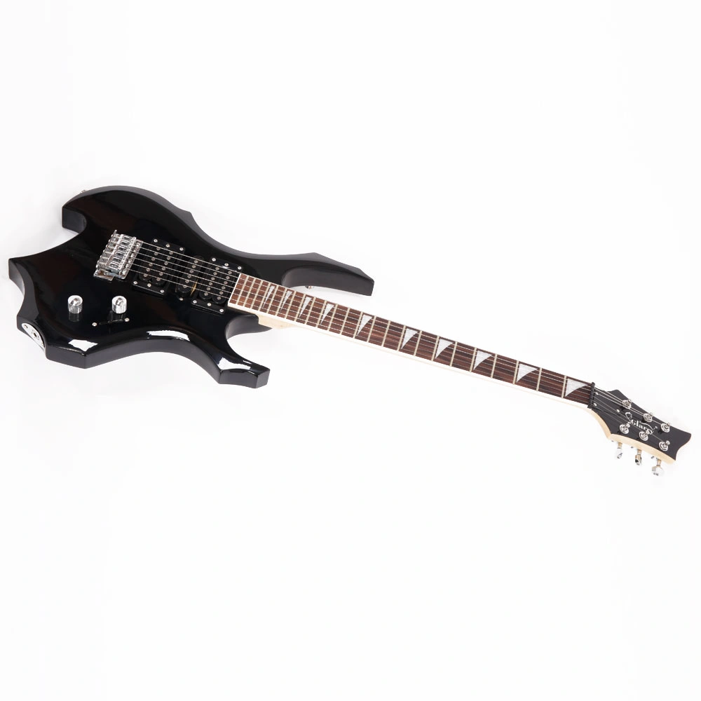 Black Flame Electric Guitar Strap HSH Pickup Shaped Strap w/Picks, Cable & Wrench Tool view 15