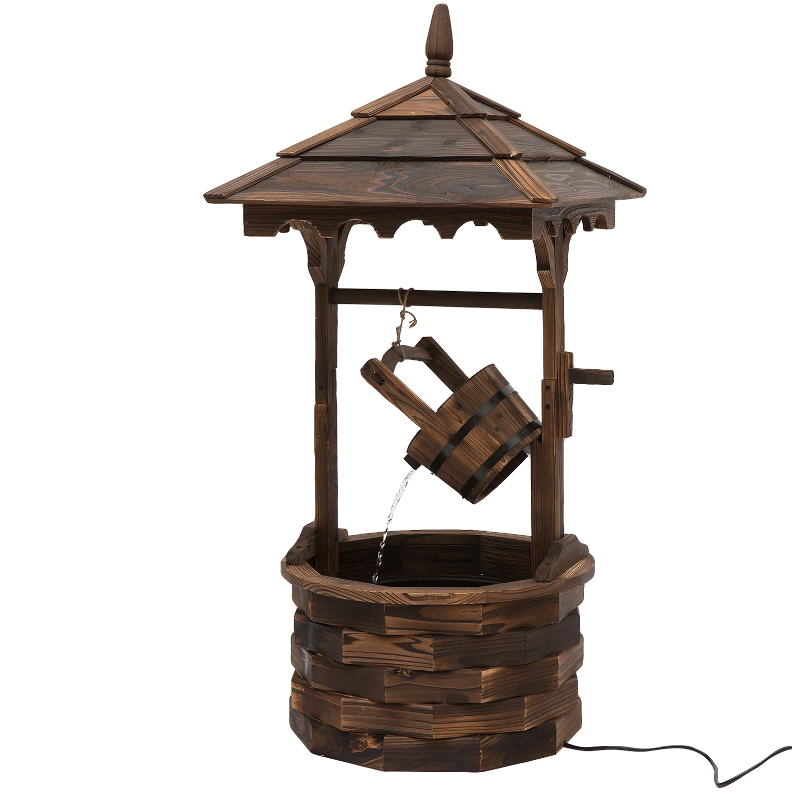 Outdoor Water Fountain for Fish Tank Pond Garden Decoration LED Light, Prohibited by WalMart