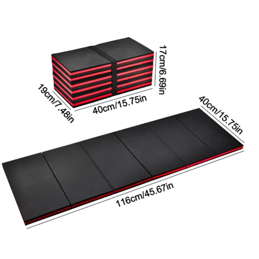 3in1 Mechanics Mat Large Folding Kneeling Work Mat 25mm Thick Foam Garage Floor Protection Workshop view 3