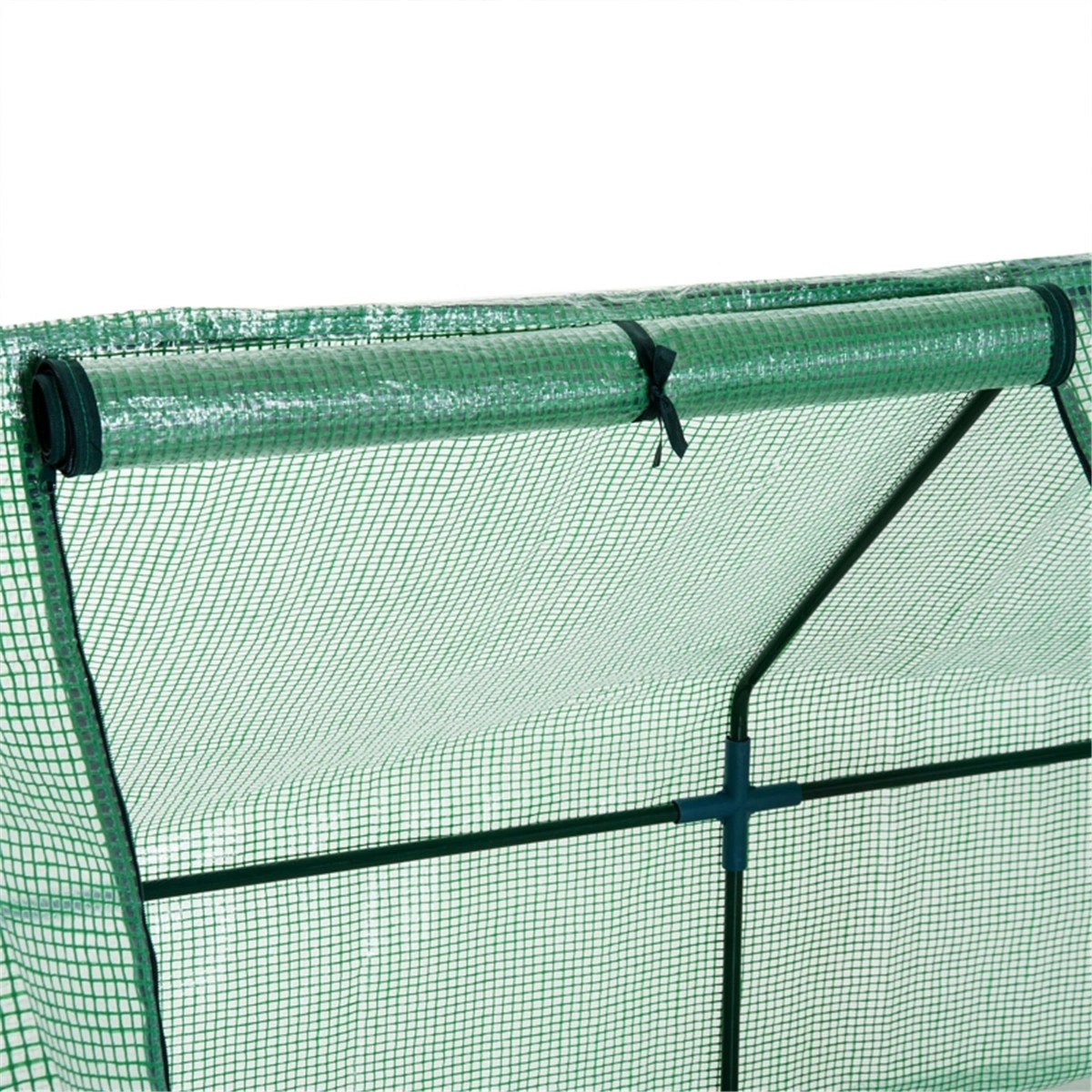 Mini Walk-in Greenhouse, Portable Garden Tent, Outdoor Plant Propagation Shelter with Zipper Door, Sturdy Frame, UV-Resistant PE Fabric view 3
