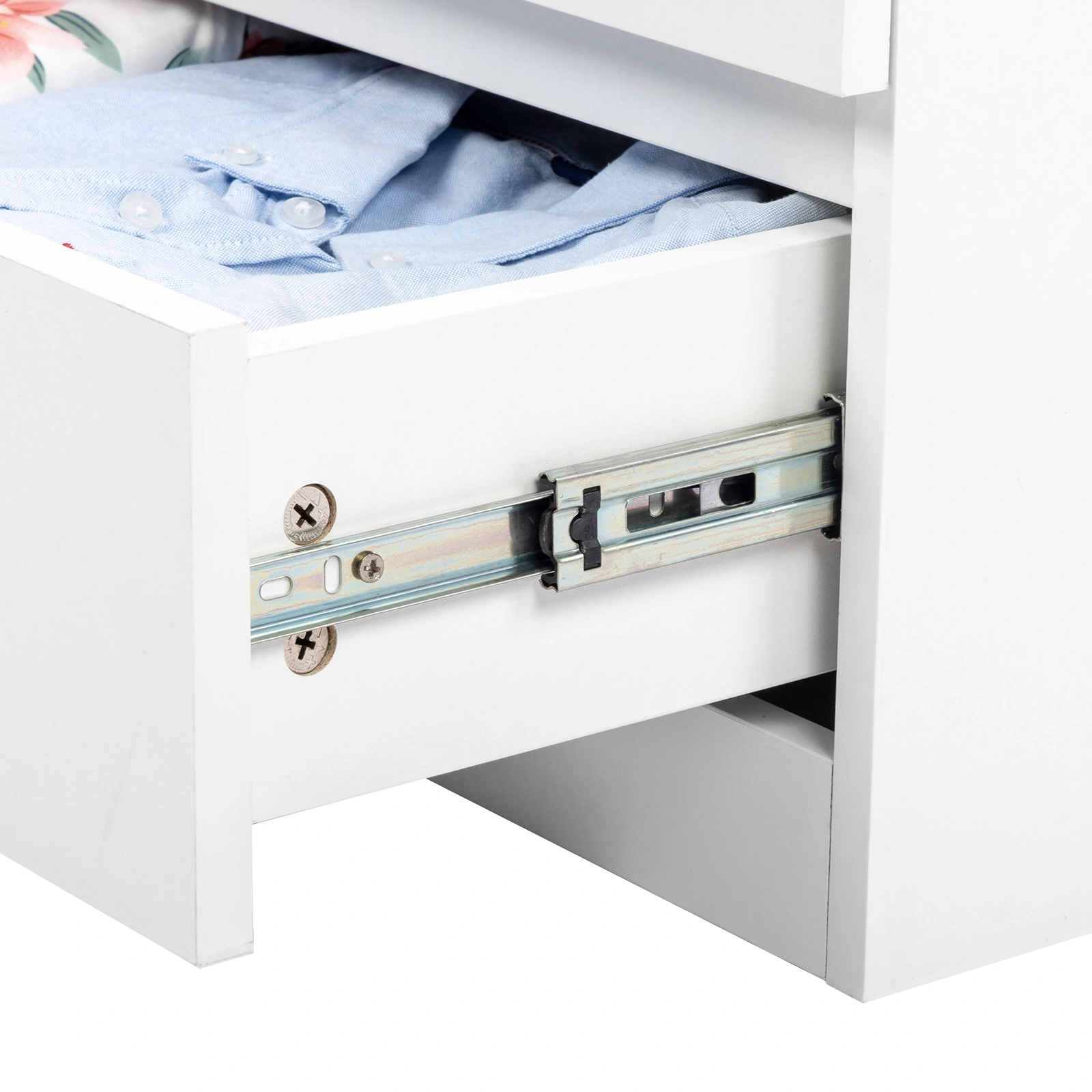 Wood Simple 4-Drawer Dresser White view 16