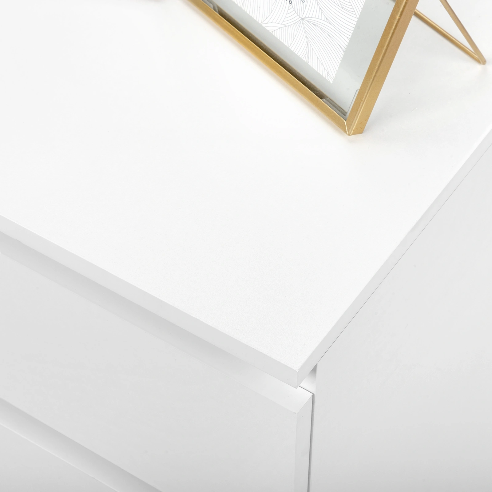 Wood Simple 4-Drawer Dresser White view 17
