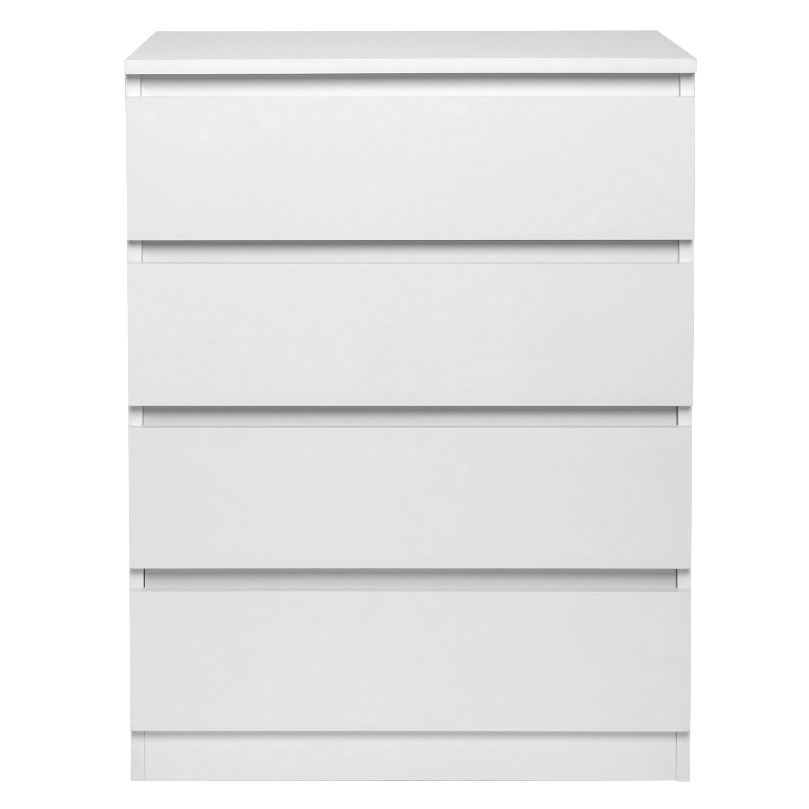 Wood Simple 4-Drawer Dresser White view 9