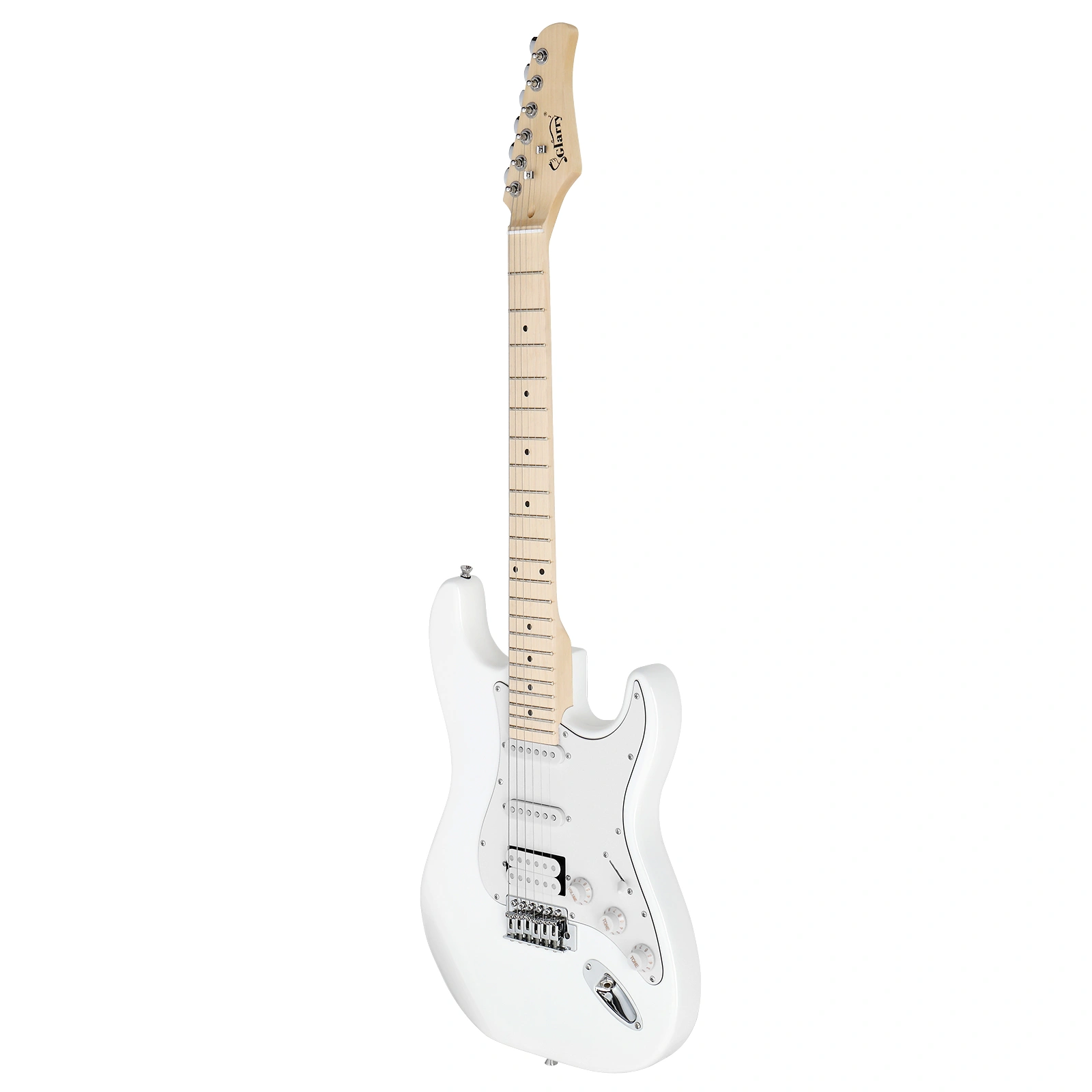 GST Stylish H-S-S Pickup Electric Guitar Kit with 20W AMP Bag Guitar Strap White view 17