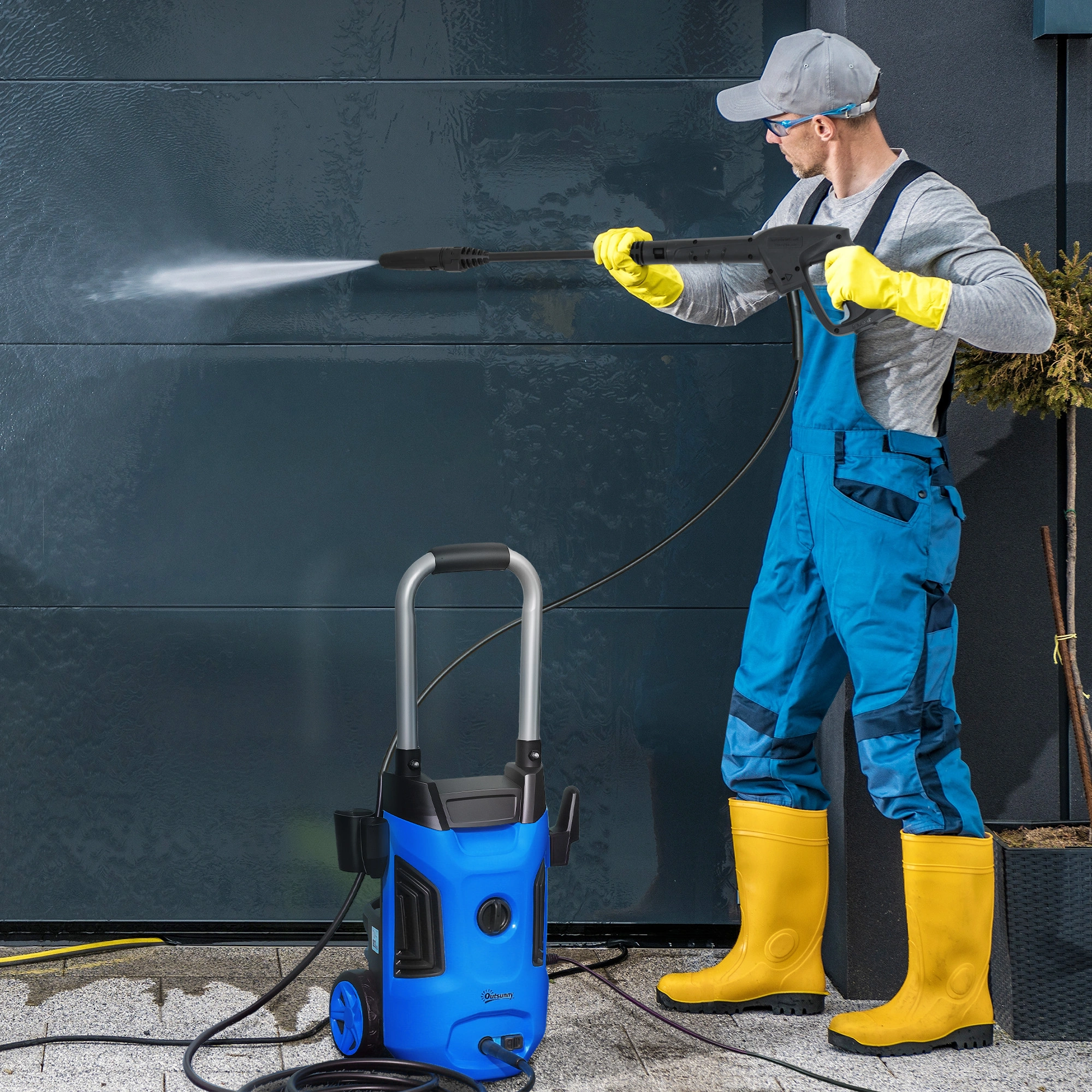 High Pressure Washer 2000 PSI Electric Power Washer 1.4 GPM with Gun & Nozzles