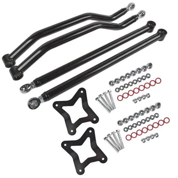 Black Steel Radius Arm Set Rear Fit for Polaris RZR XP 1000 & XP 4 1000 from 2014 view 3