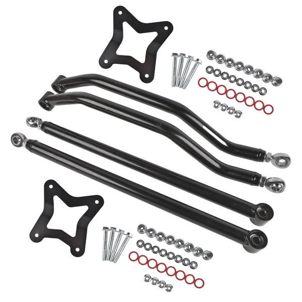 Black Steel Radius Arm Set Rear Fit for Polaris RZR XP 1000 & XP 4 1000 from 2014 view 4