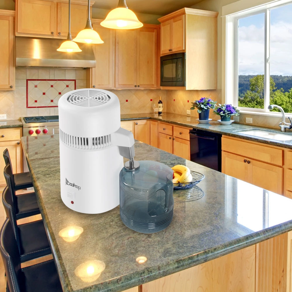 ZB-1 British Standard 4L Distilled Water Dispenser Machine 220V 750W w/ Thermostat & Natural Plastic Bottle view 18