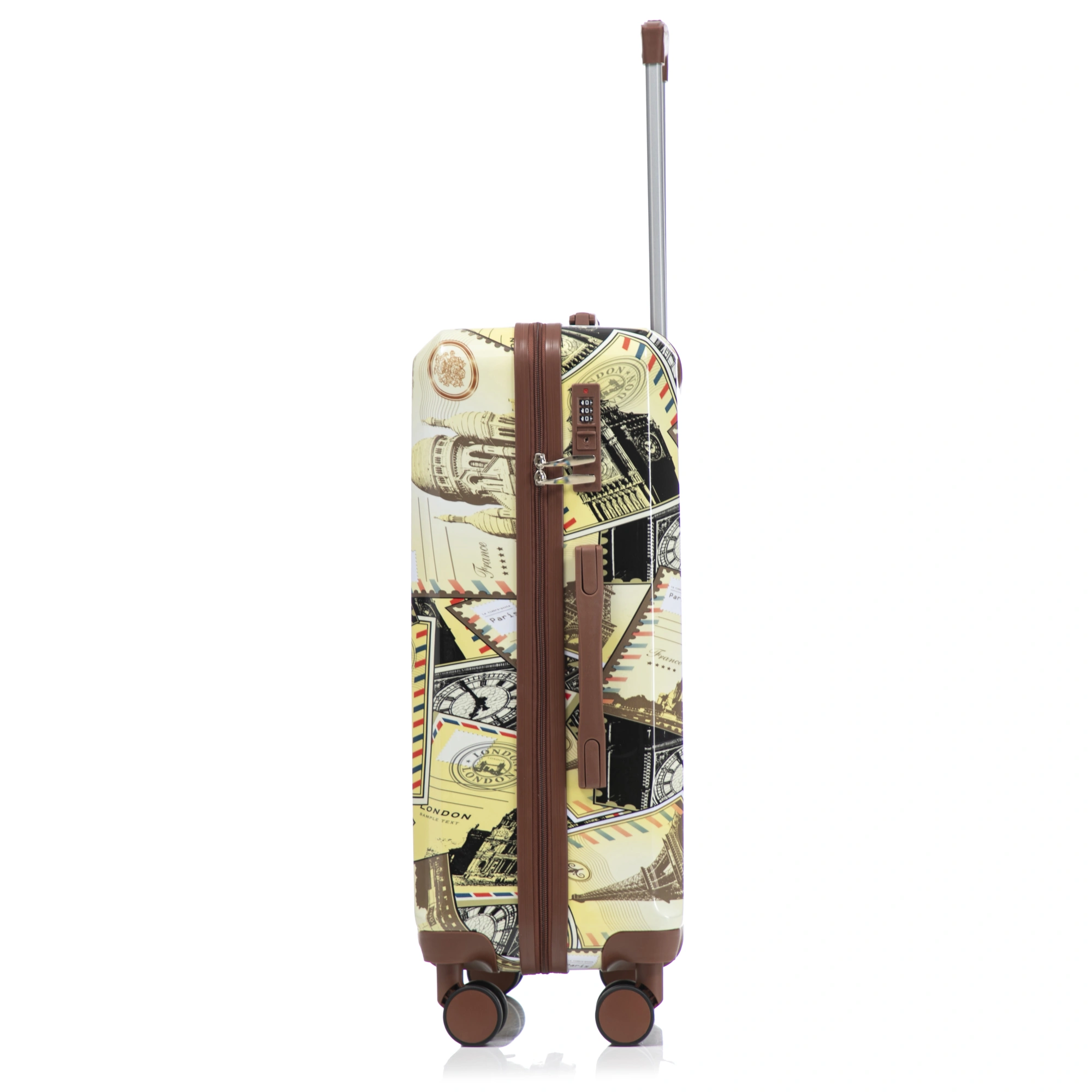 20"/24"/28" 3 pcs/set in PC Spinner Wheel Luggage, Carry on Suitcase, With Printed pattern and Combination Lock (City Stamps) view 22