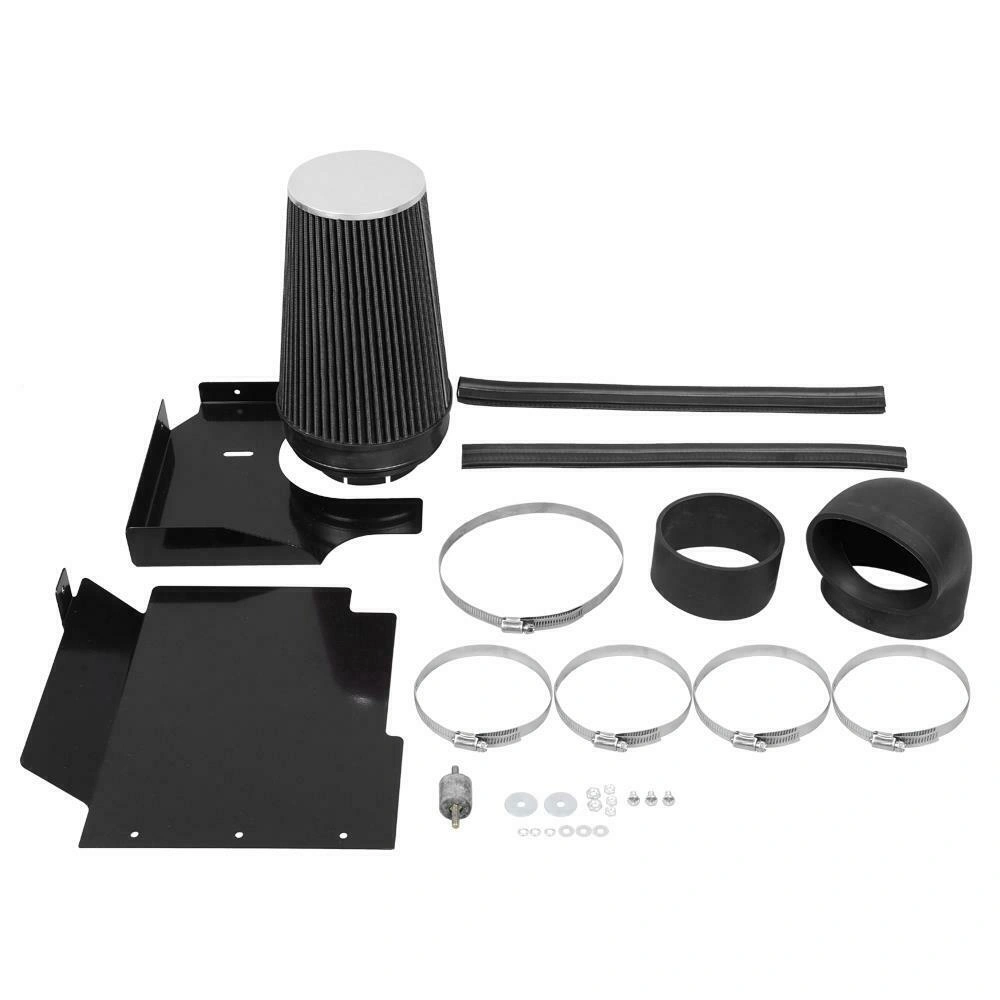 4" Cold Air Intake System Kit Heat Shield fit 99-06 Silverado V8 4.8L/5.3L/6.0L view 3