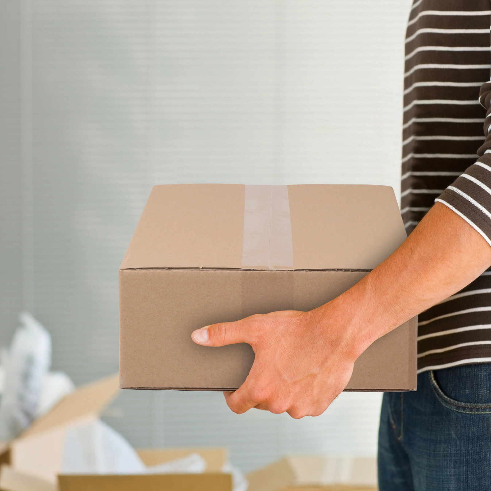 50pcs 14 "x 10" x 4 "(35.6cm x 25.4cm x 10.2cm) thick 3mm corrugated cardboard box in kraft paper color view 11