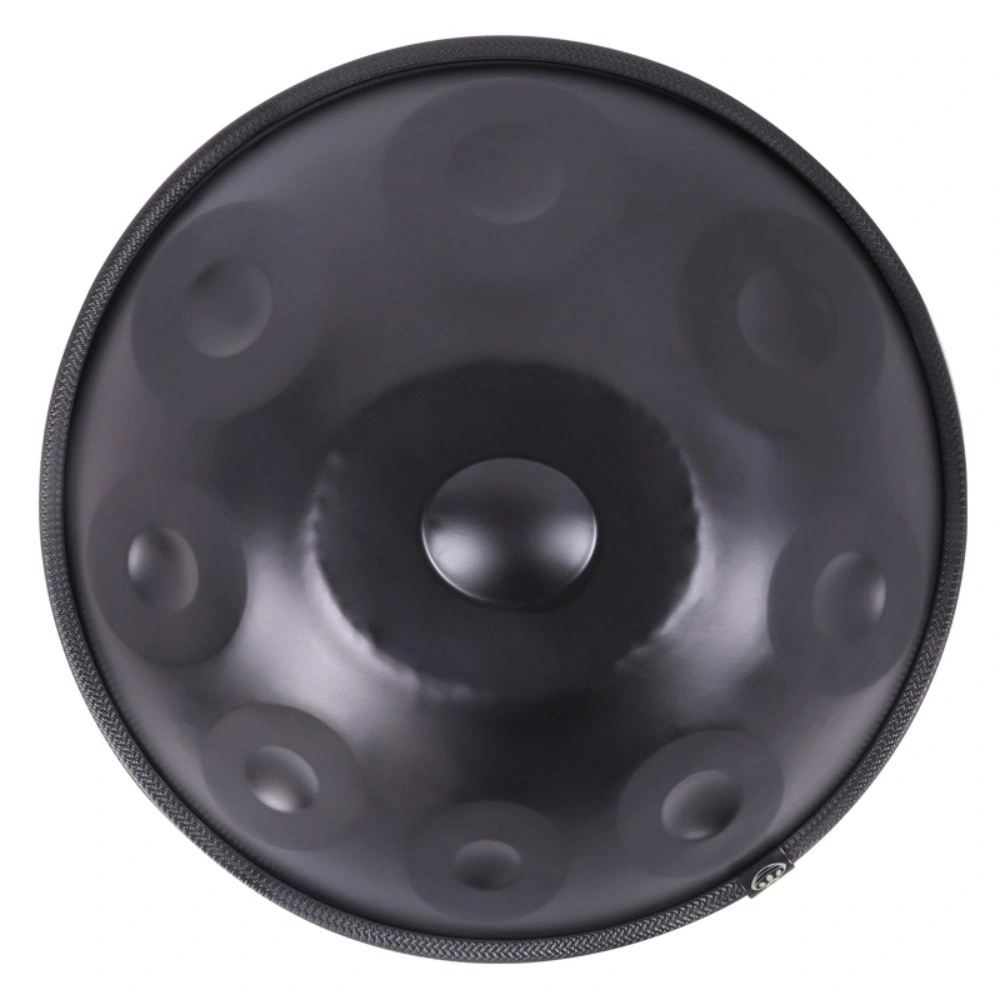 9 Notes Black Solid Color Handpan Drum Steel Tongue Percussion Instrument
