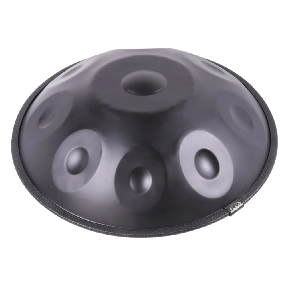 9 Notes Black Solid Color Handpan Drum Steel Tongue Percussion Instrument view 2