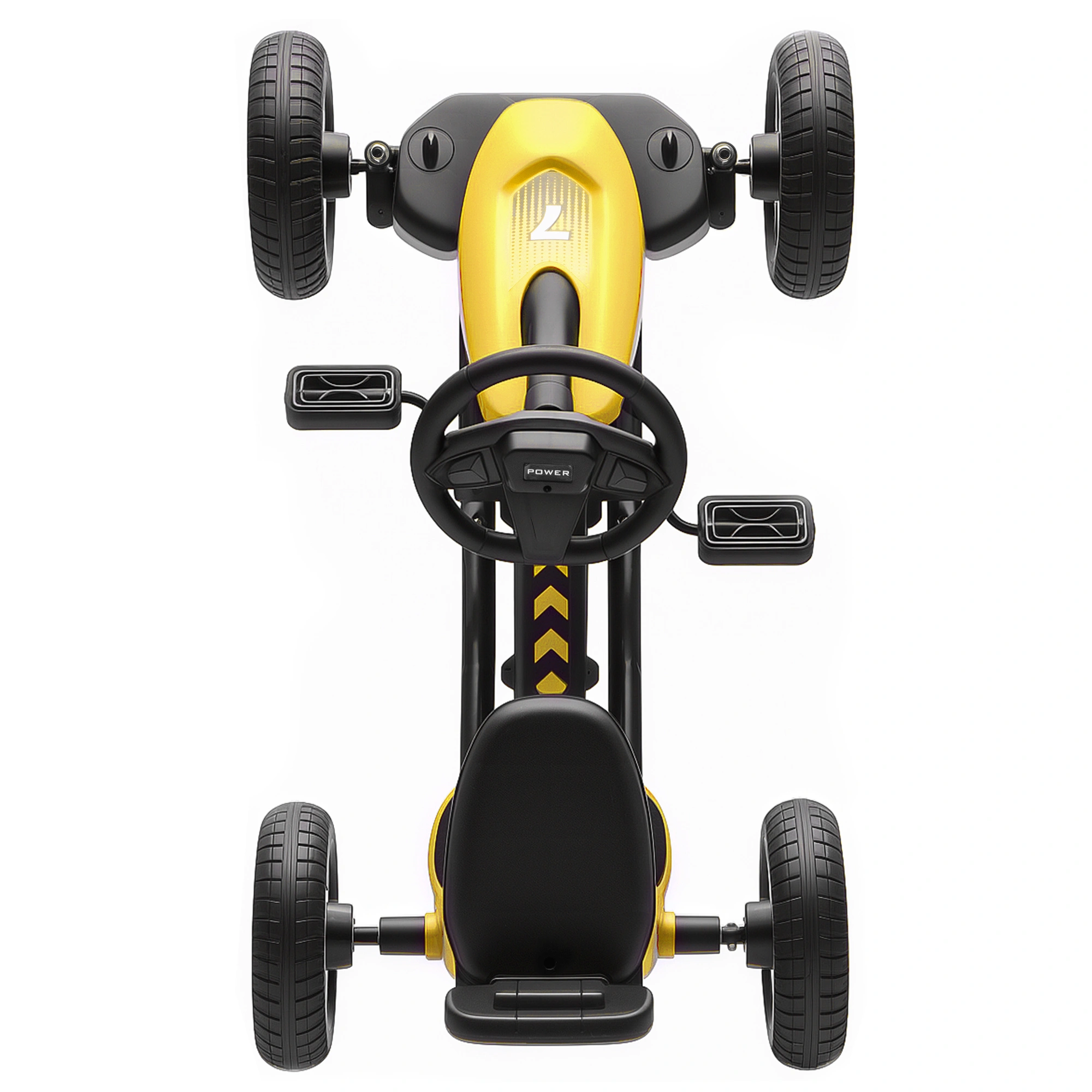 Kids Electric Ride On Car with Remote Control, 6V Rechargeable Battery Powered Vehicle, 2-Seater with Music & Lights for Ages 2-5 view 2