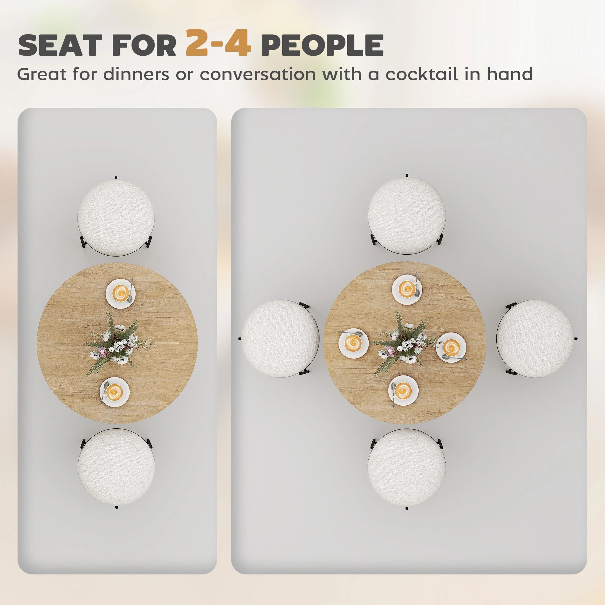 Modern Dining Table for Kitchen & Home view 2