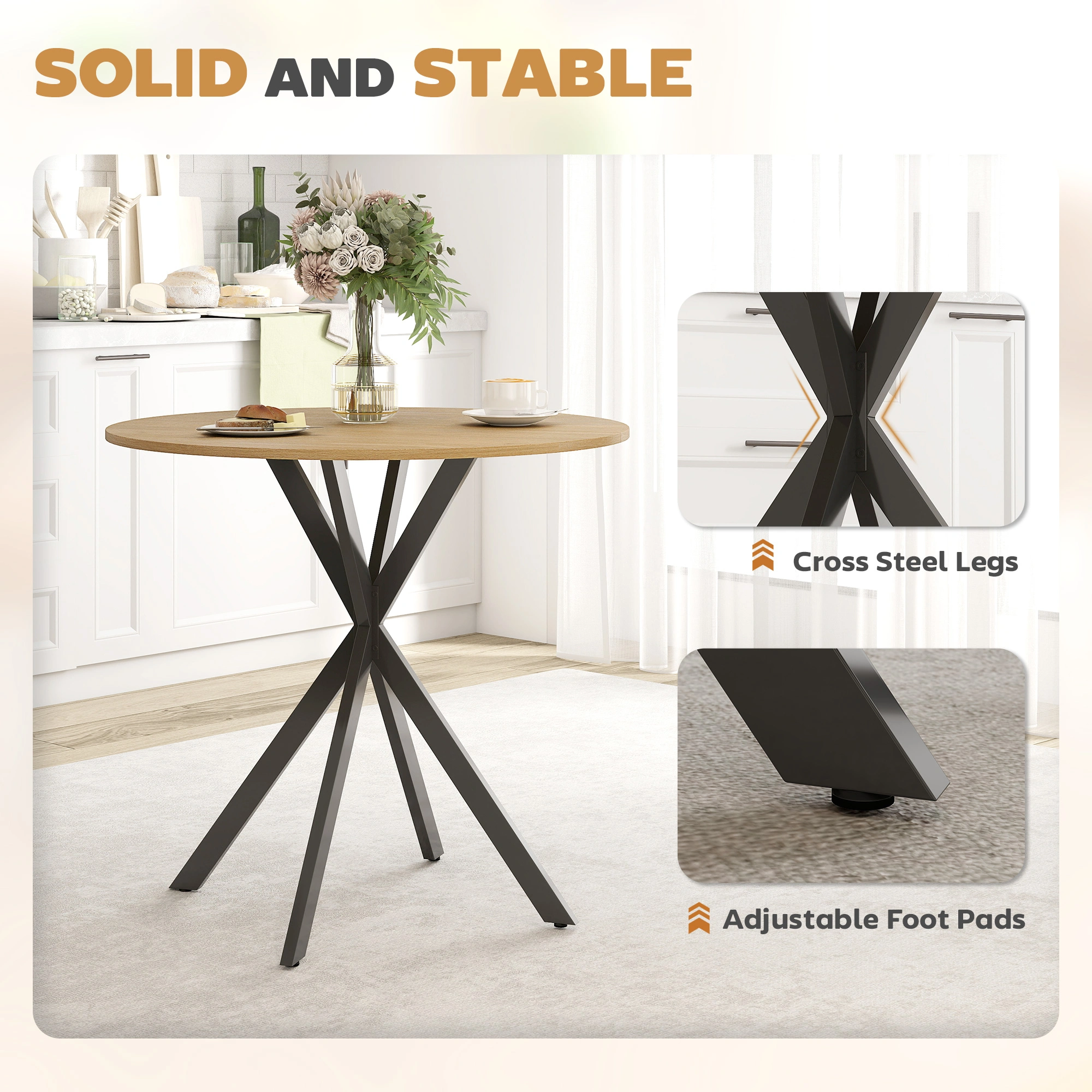 Modern Dining Table for Kitchen & Home view 4