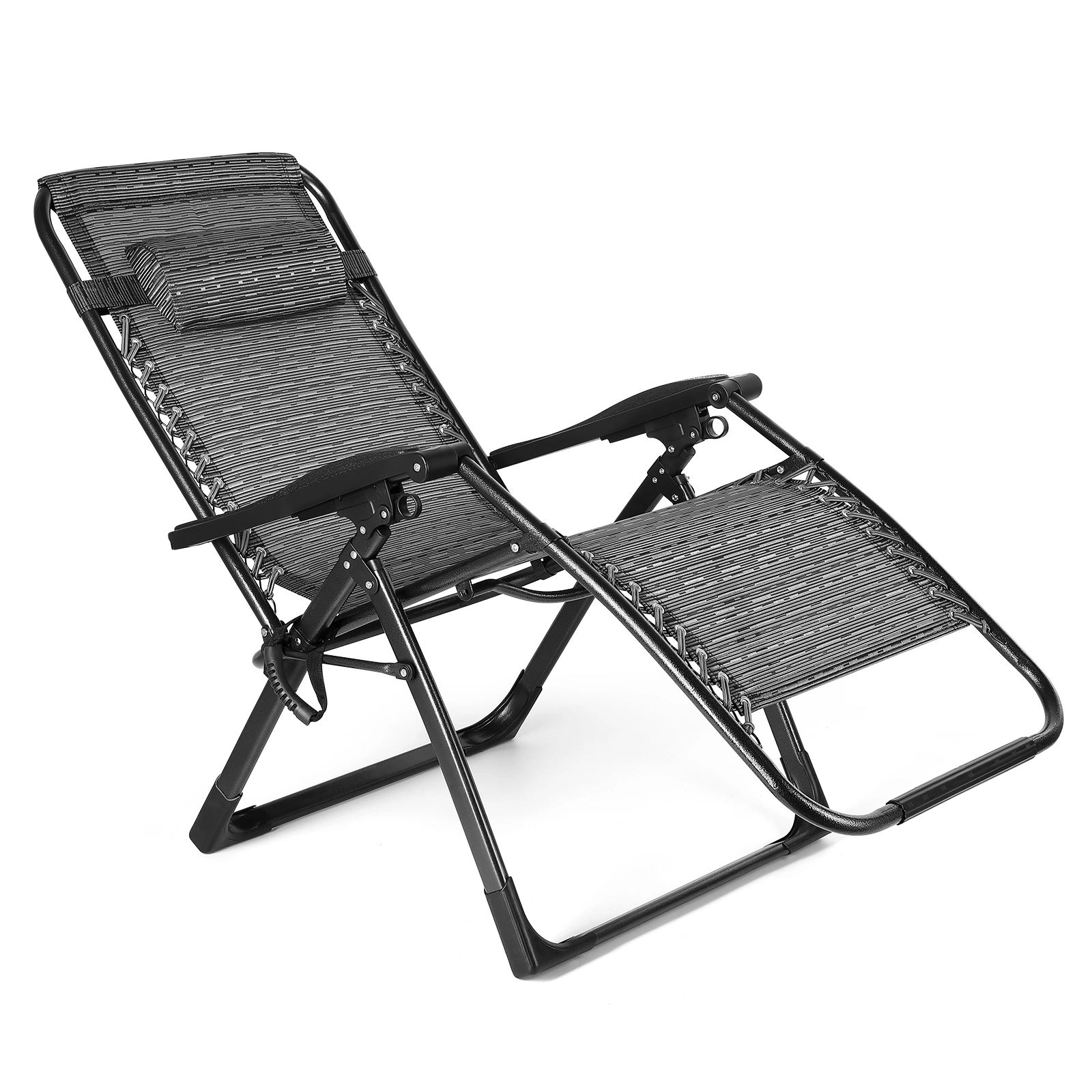 Outdoor Beach Garden Chair Folding Portable Lightweight Patio Lounge Seat for Garden & Beach view 2