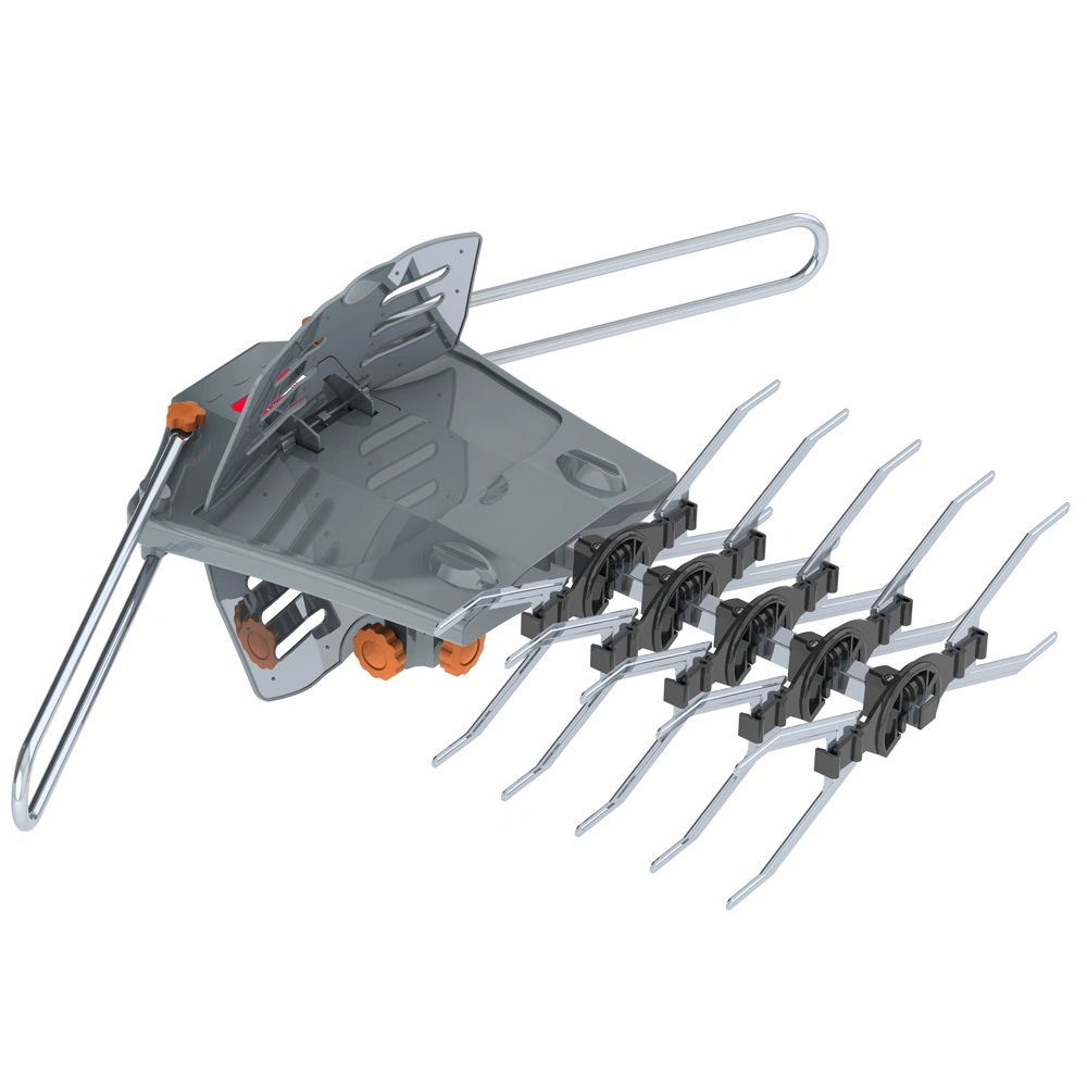 TA-102Y 360-Degree Rotation UV Dual Bands 28-36dB Outdoor Antenna Dovetail Guide without Stand view 3