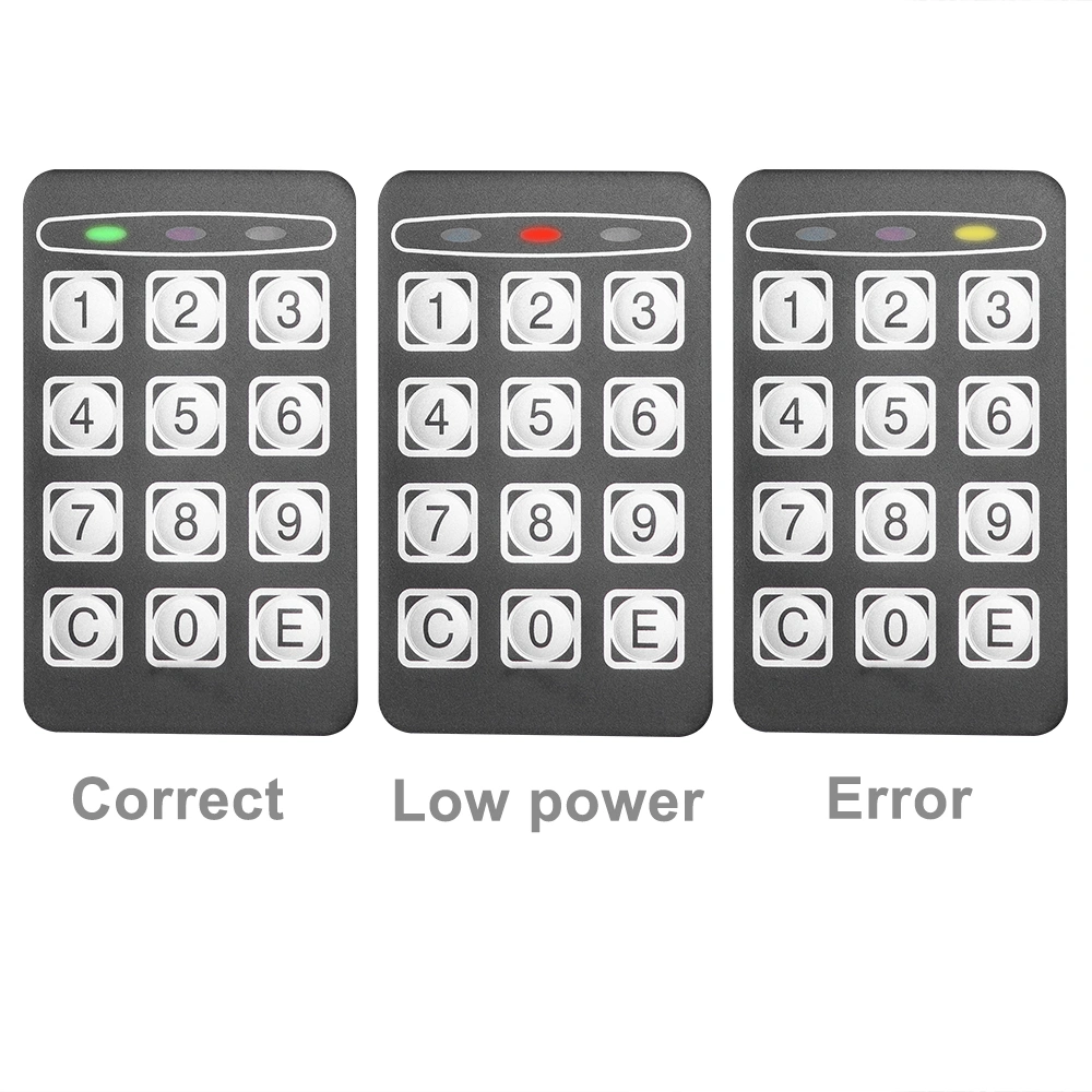 Mini Wall-in Style Electronic Code Metal Steel Box Safe Case 17EF Black view 15