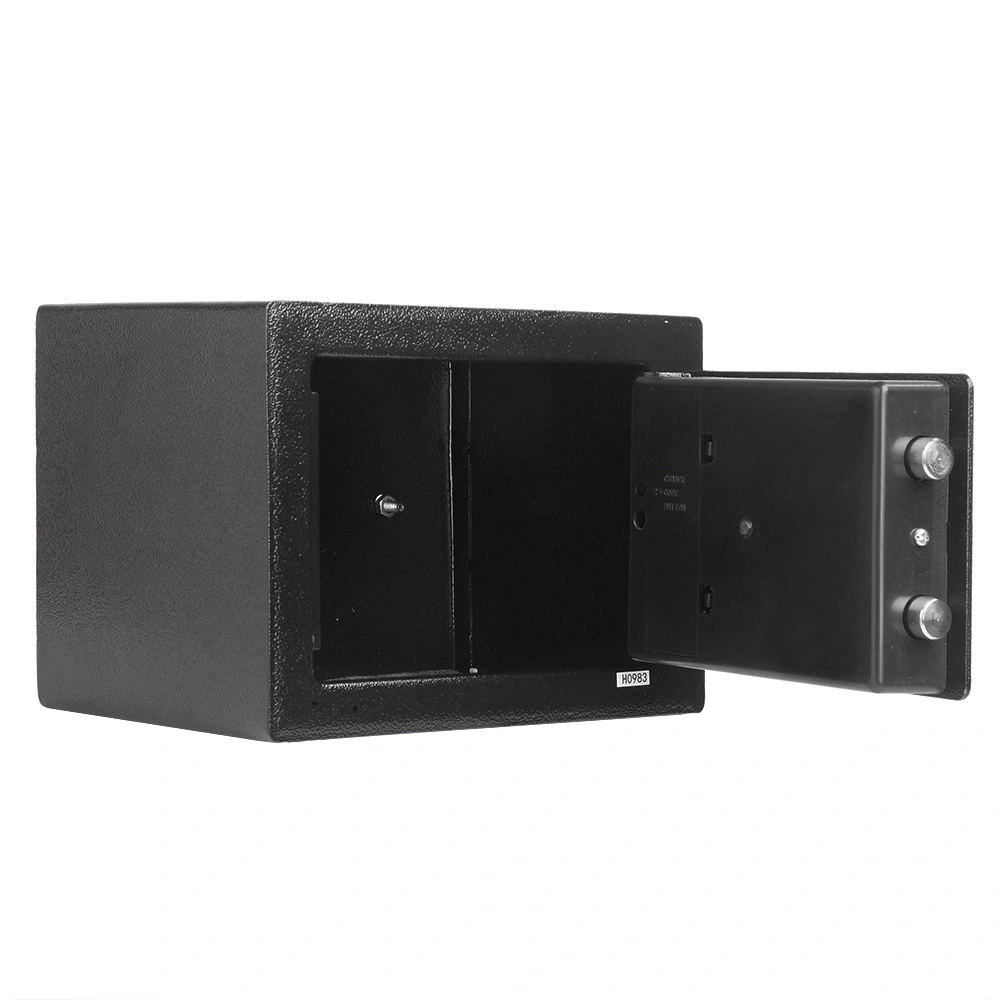 Mini Wall-in Style Electronic Code Metal Steel Box Safe Case 17EF Black view 26