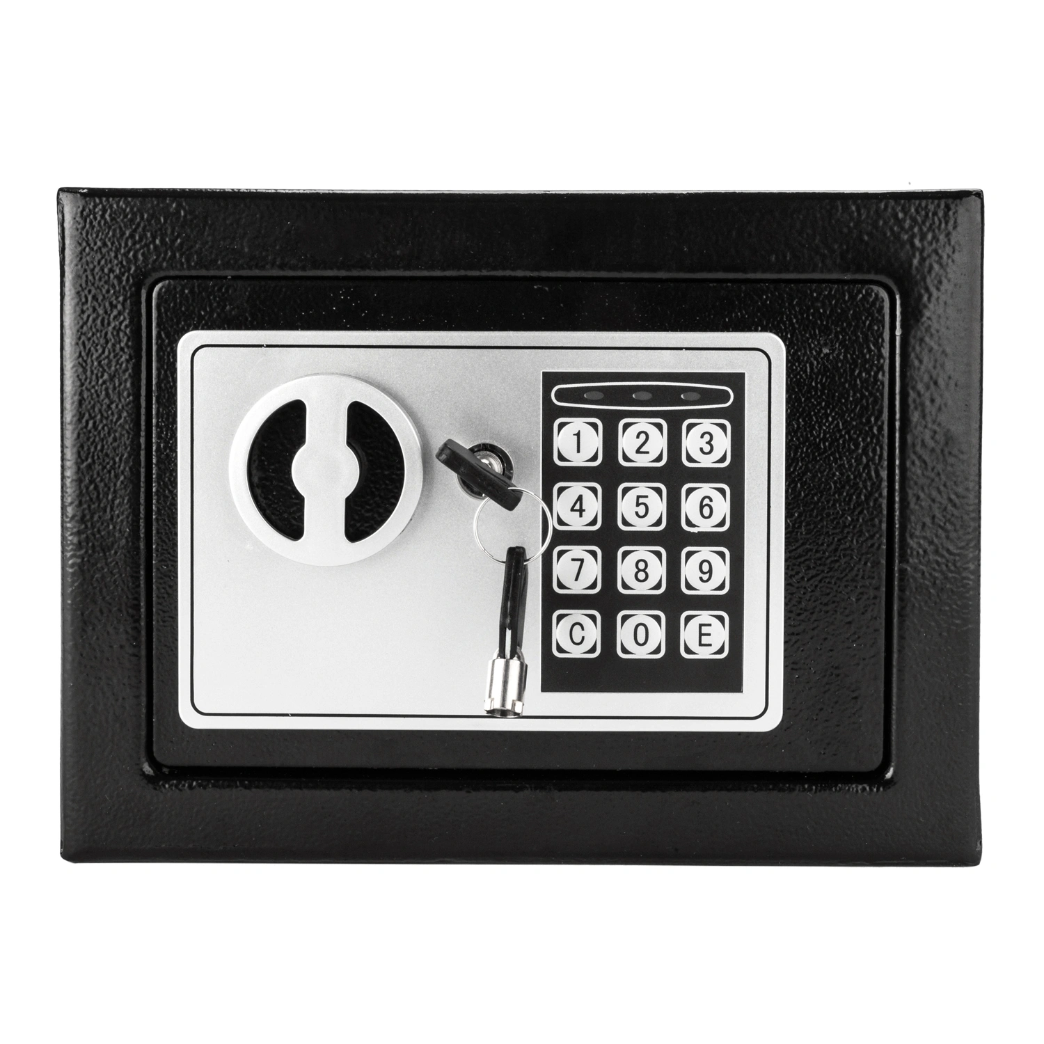 Mini Wall-in Style Electronic Code Metal Steel Box Safe Case 17EF Black view 52