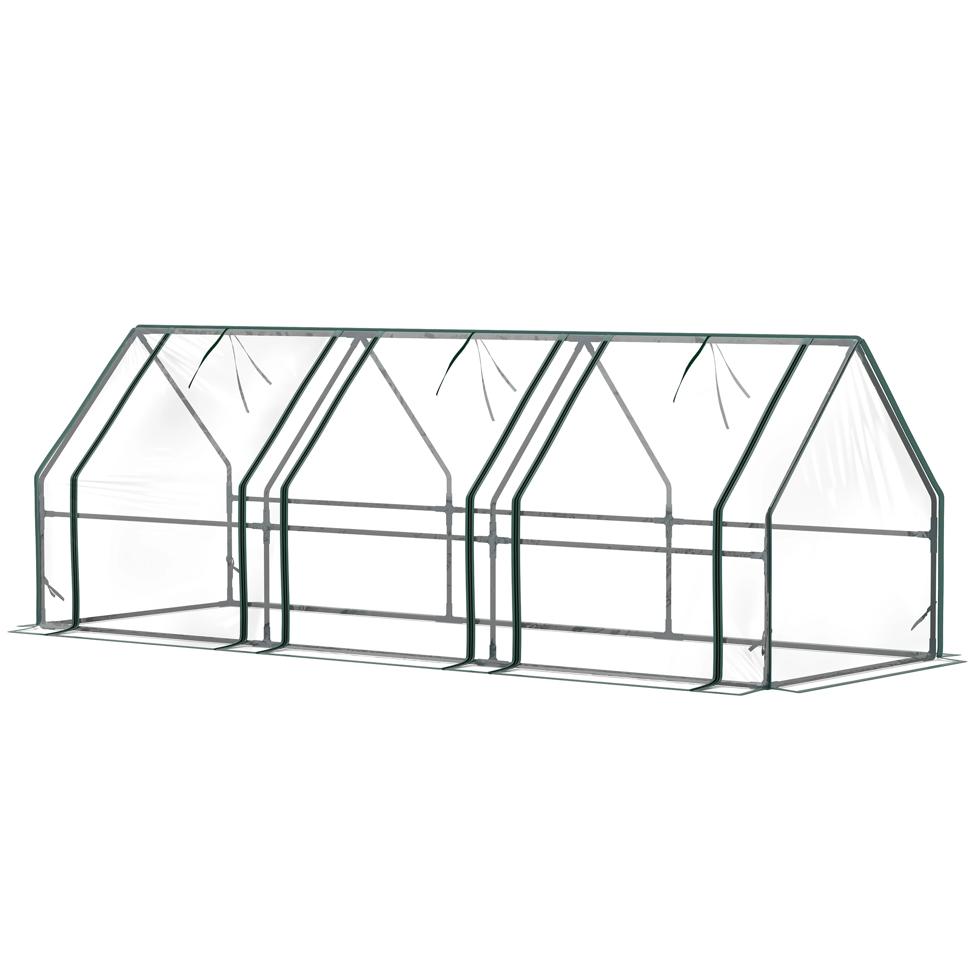 Mini Walk-in Greenhouse, Portable Pop-up Garden Shelter with UV Protection, PE Fabric Plant Grow House for Outdoor Gardening & Backyard view 2