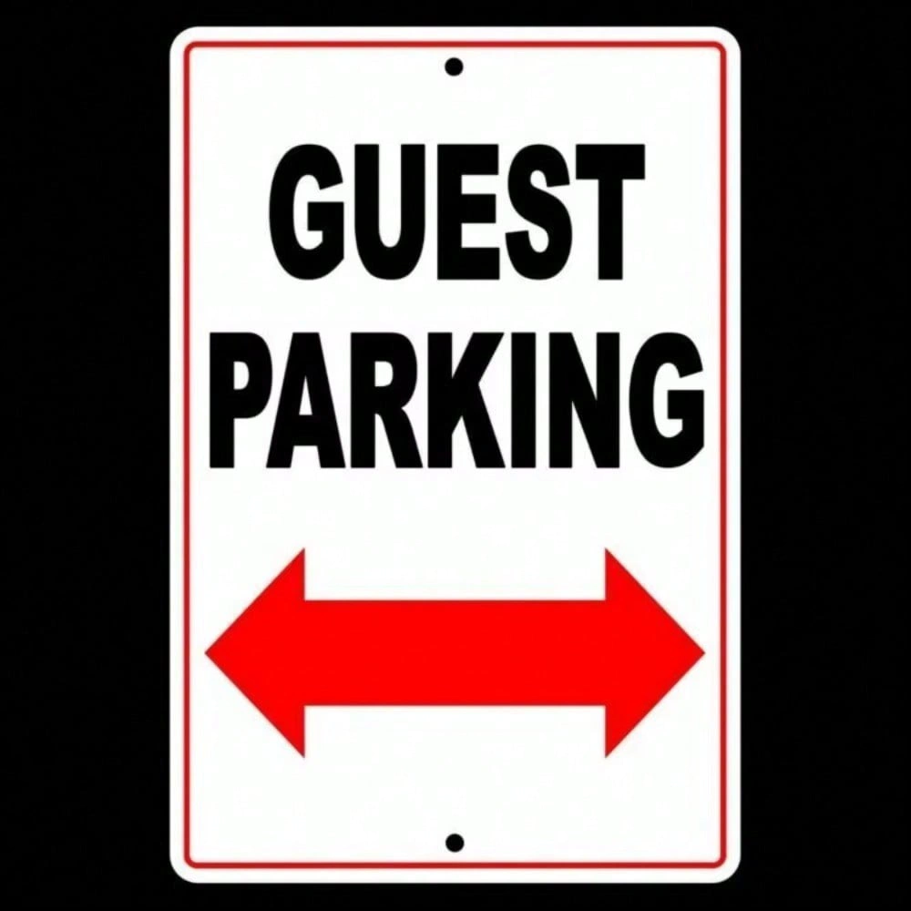 CIFbuy Weatherproof Sign Visitor Club Parking No Parking Allowed Post (TikTok, temu pick-up service) view 3