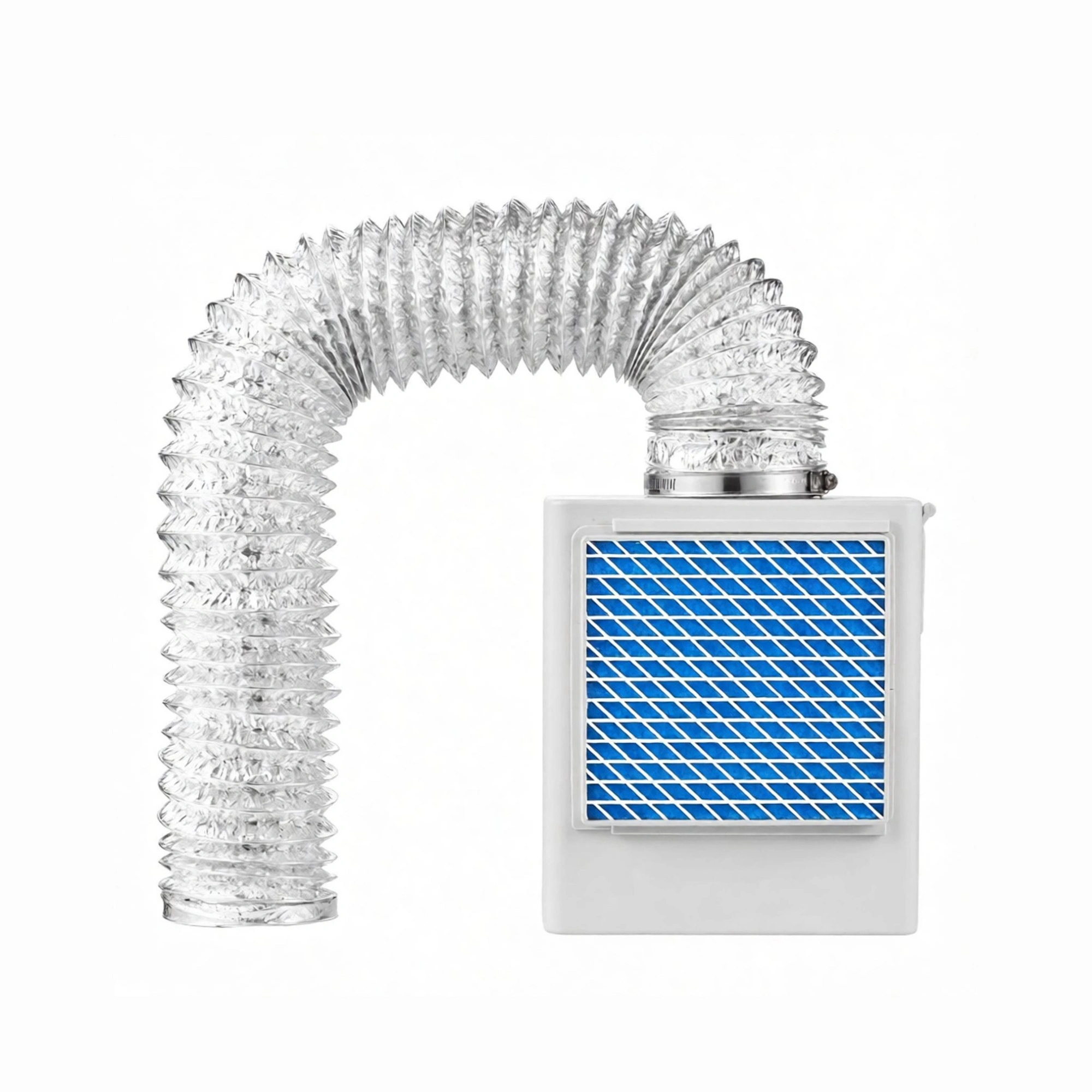 3-in-1 Indoor Dryer Vent Kit, Premium ABS with Water Drawer & 4 Purification Pads, Fits 4 Inch Exhaust Port, Smart Overheating Reminder, for Electric Clothes Dryers view 2