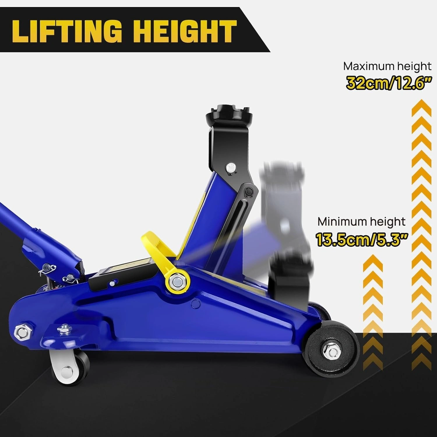Trolley Jack 2 Ton Tonne Low Profile Hydraulic Floor Lifting Car Van Garage New view 4