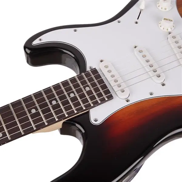 Rosewood Fingerboard Electric Guitar Sunset Color view 4