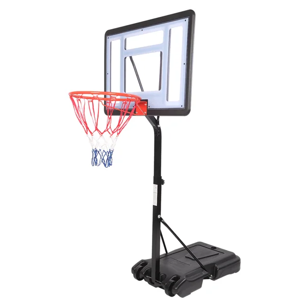 HY-B064S Portable Movable Swimming Pool PVC Transparent Backboard Basketball Stand (Basket Adjustment Height 1.15m-1.35m) Maximum Applicable For 7 # Ball view 5
