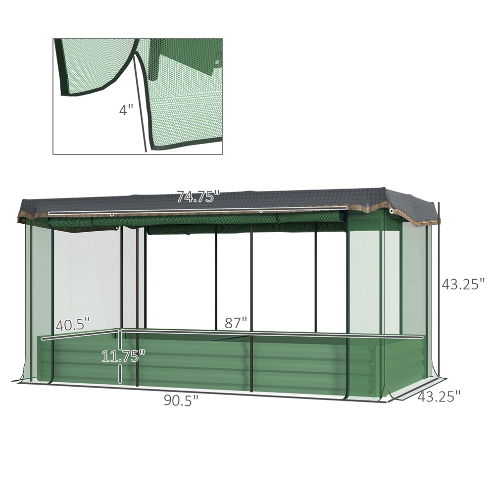 Mini Greenhouse Indoor Outdoor Plants 2 Tier Clear PVC Cover Portable Plant Cloche Seed Starting Cold Frame view 3