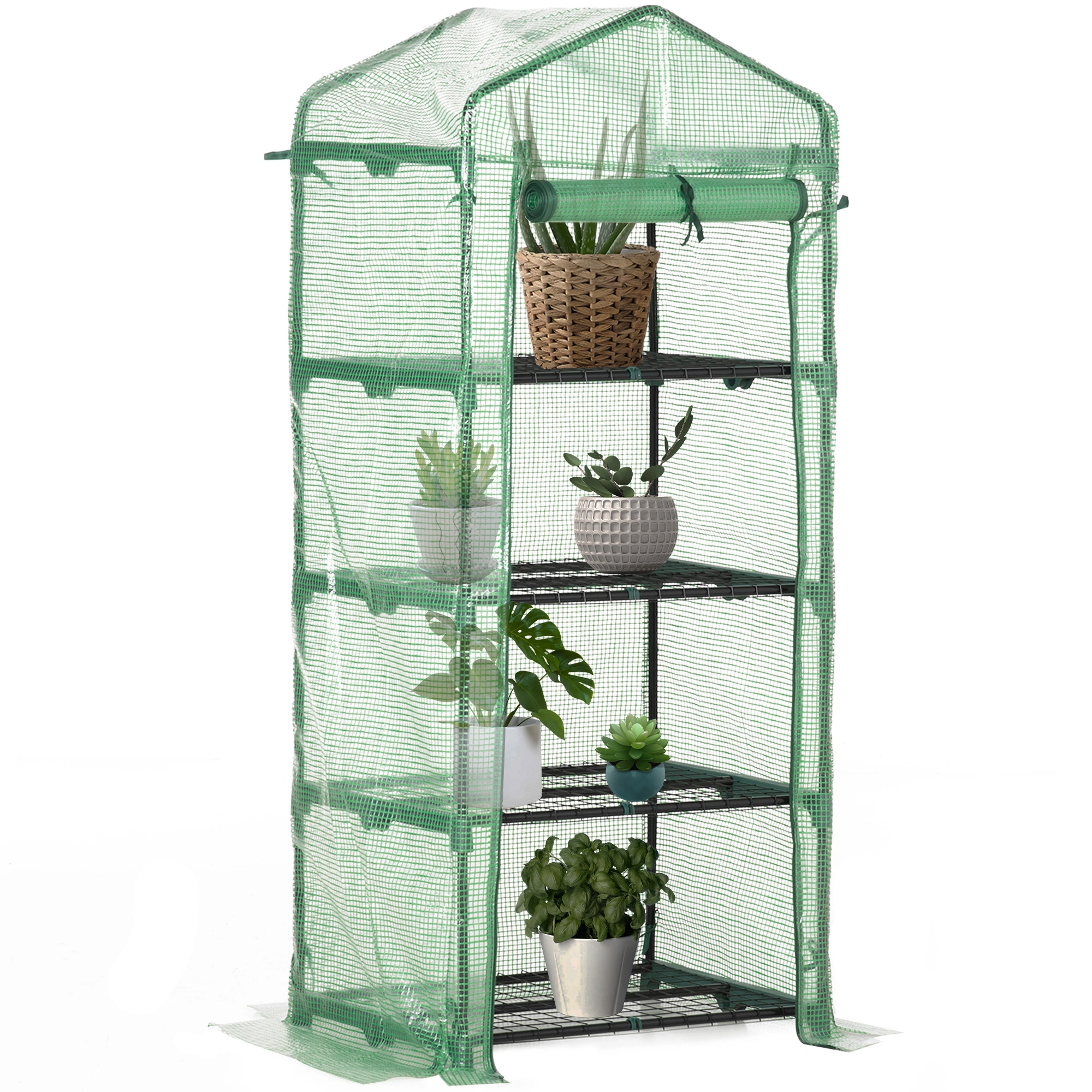 Portable Mini Greenhouse for Indoor/Outdoor Garden Plant Protection view 3