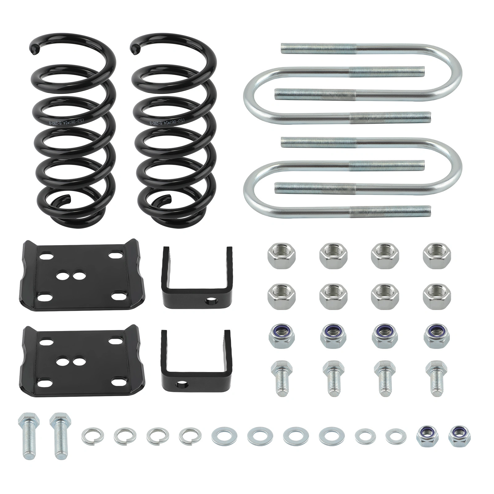 5" Drop Axle Flip Kit & 3" Lowering Coil Springs for Ford Ranger Mazda B4000 B3000 B2300 2WD 1983-1997
