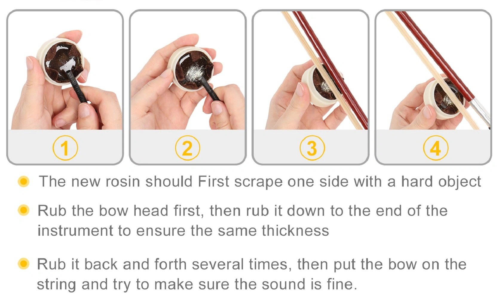 4/4 Retro Style Cello Case Bow Rosin view 18