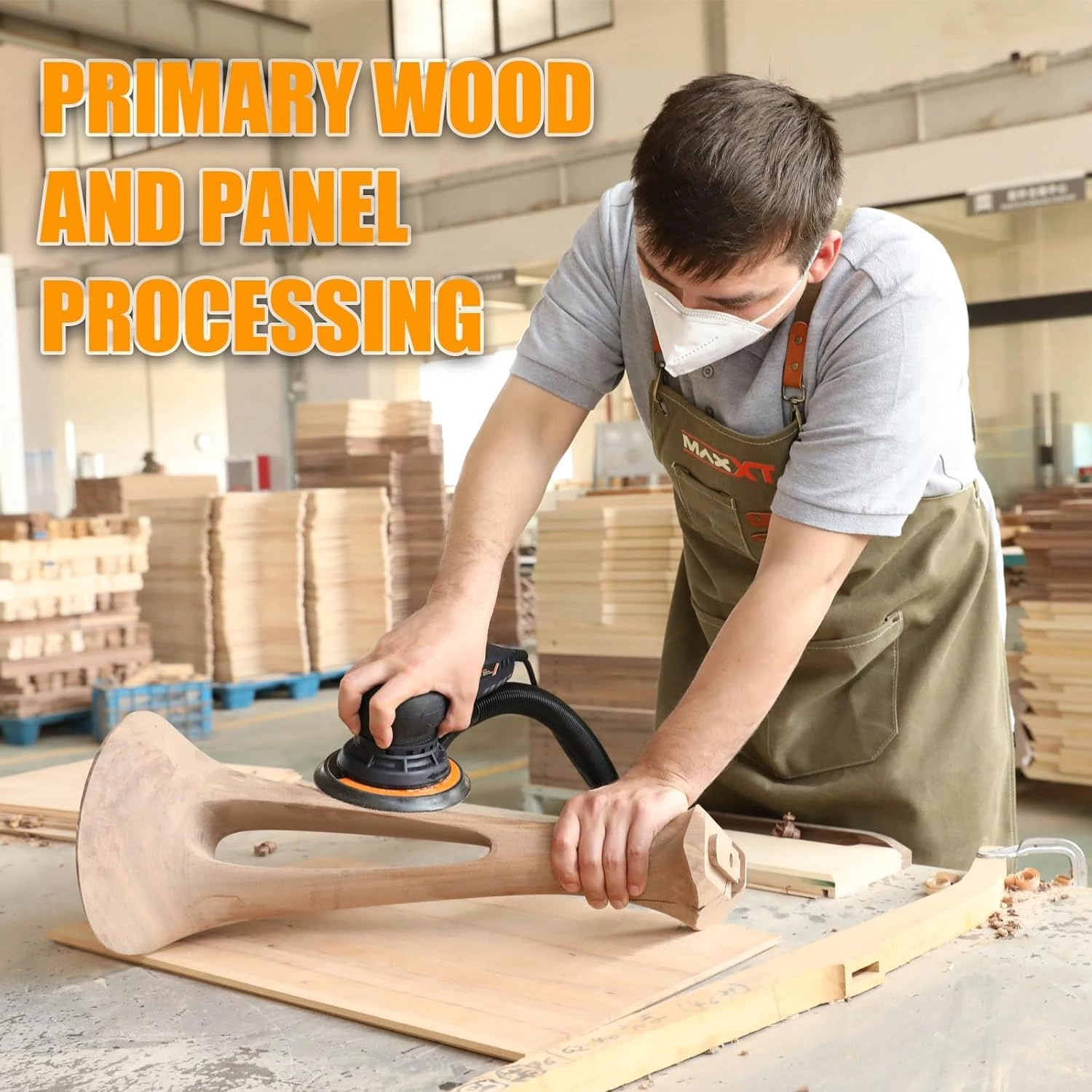 Electric 5mm Random Orbital Sander Brushless 350W 3A Multi-function Variable Speed Electric Corded Orbital Sanders Machine[Unable ship on weekends, TK/TEMU only for pickup, only TX10643 warehouse supports GOFO] view 6