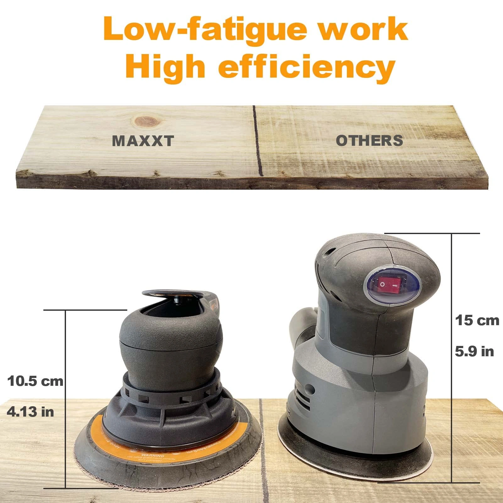 Electric 5mm Random Orbital Sander Brushless 350W 3A Multi-function Variable Speed Electric Corded Orbital Sanders Machine[Unable ship on weekends, TK/TEMU only for pickup, only TX10643 warehouse supports GOFO] view 7