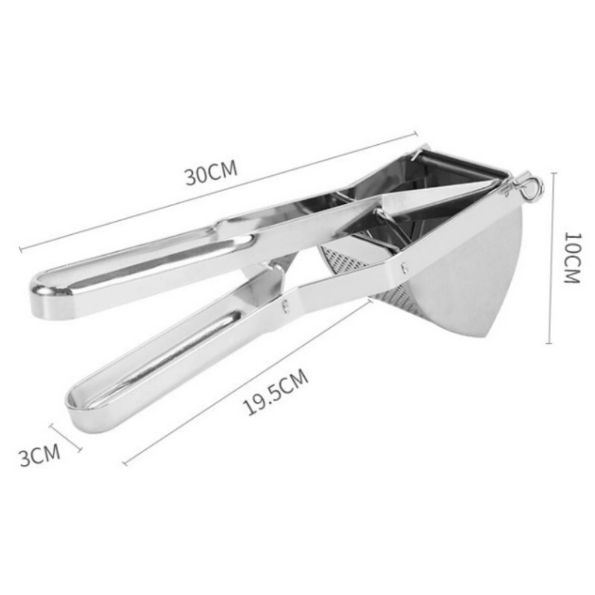 Heavy Duty Steel Potato Ricer Masher Puree Press Vegetable Fruit Juicer UK view 2