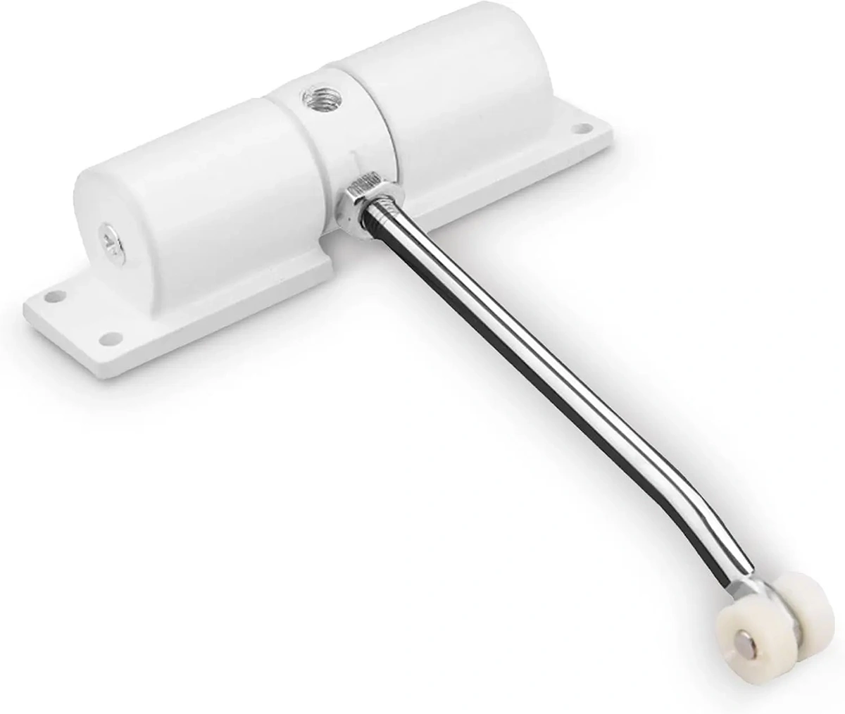 Heavy Duty Door Closer for High Usage Environments Adjustable Closing Speed Universal Fit Black view 5