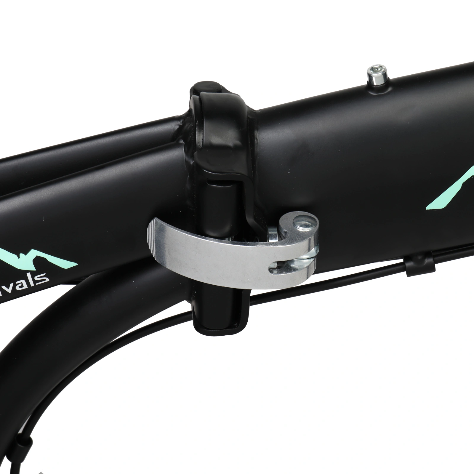 20in 150kg High Carbon Steel Foldable Commuter Bicycle Black view 8