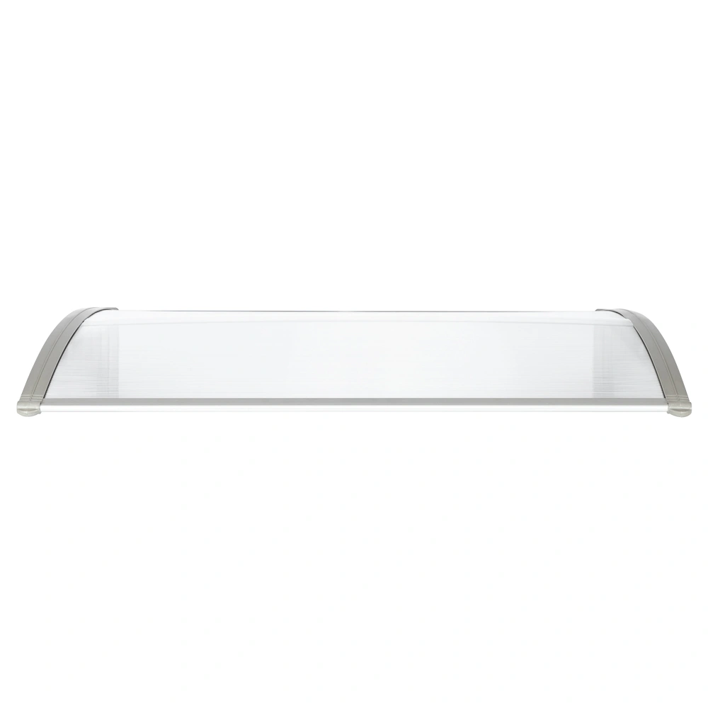 HT-120 x 80 Household Application Door & Window Rain Cover Eaves Canopy White & Gray Bracket view 6