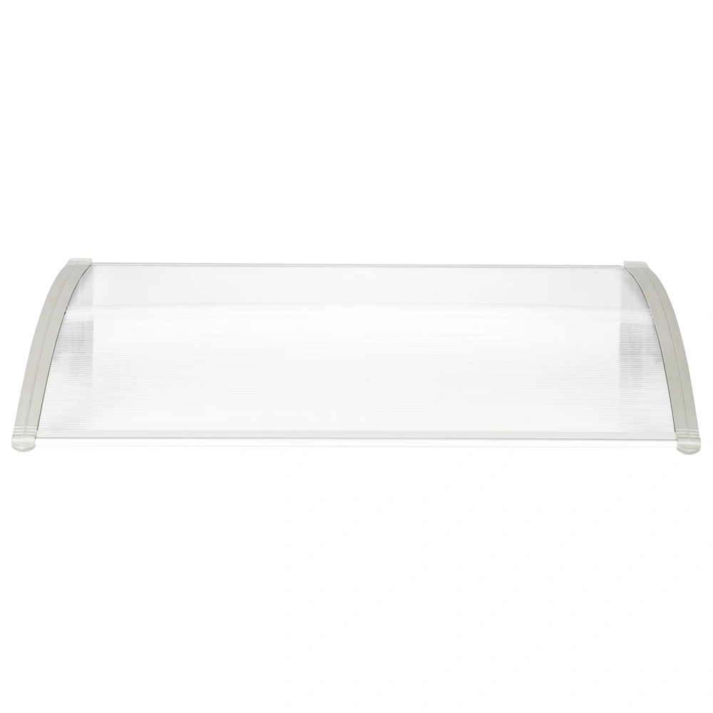 HT-120 x 80 Household Application Door & Window Rain Cover Eaves Canopy White & Gray Bracket view 8