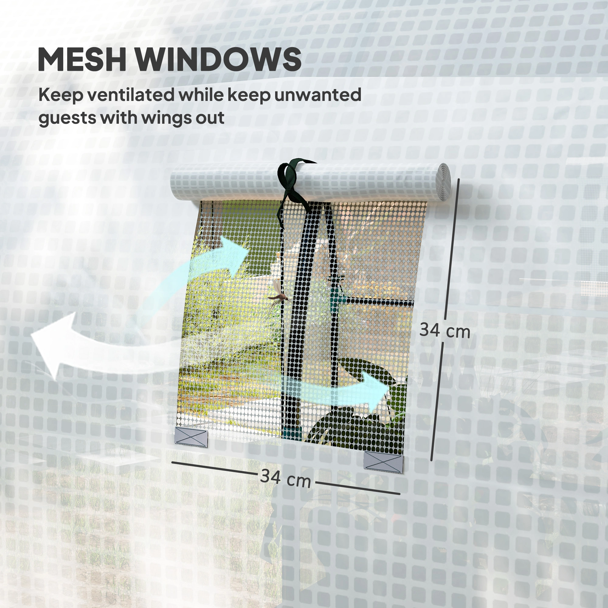 Walk-in Polycarbonate Greenhouse with Adjustable Roof Vent, UV Resistant Toughened Panels, Green House for Garden Yard Plant Growing, Easy Assembly, Durable Frame, 6x8 ft Outdoor Gardening Shelter view 2