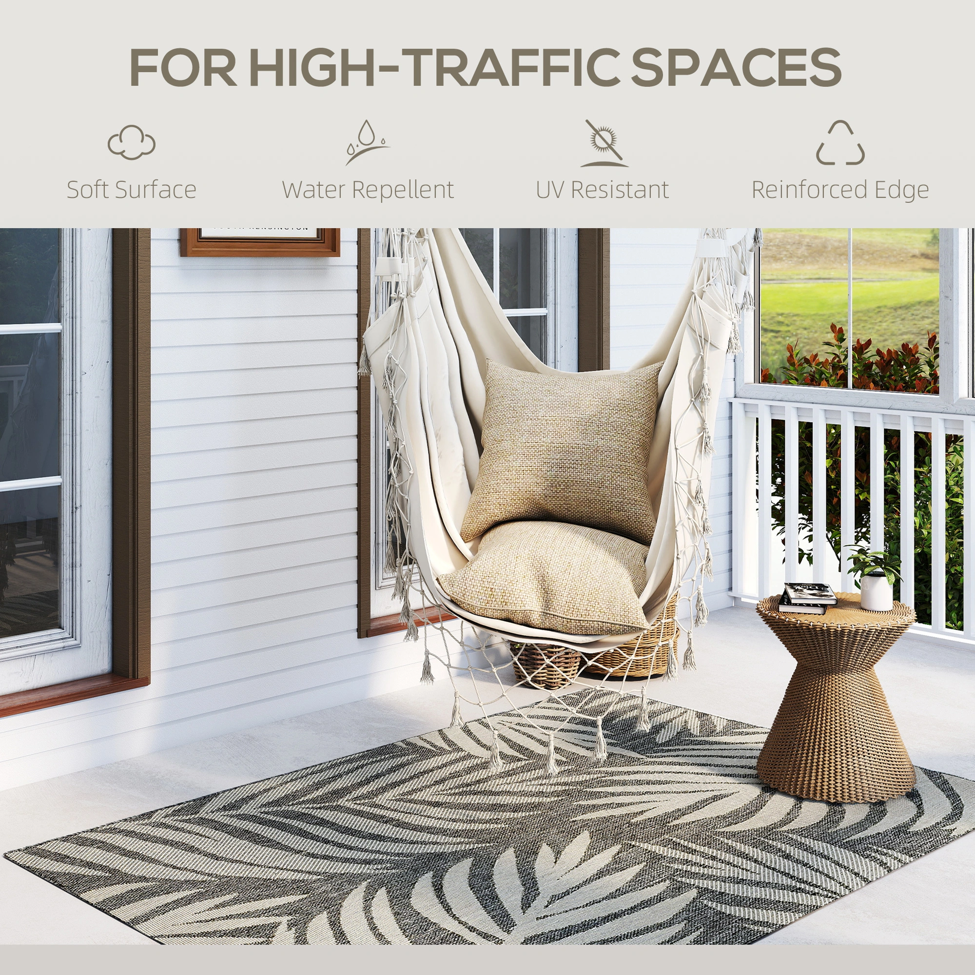 Premium Plush Area Rug - Soft Indoor Floor Carpet for Living Room Bedroom, Machine Washable, Non-Slip Backing view 3